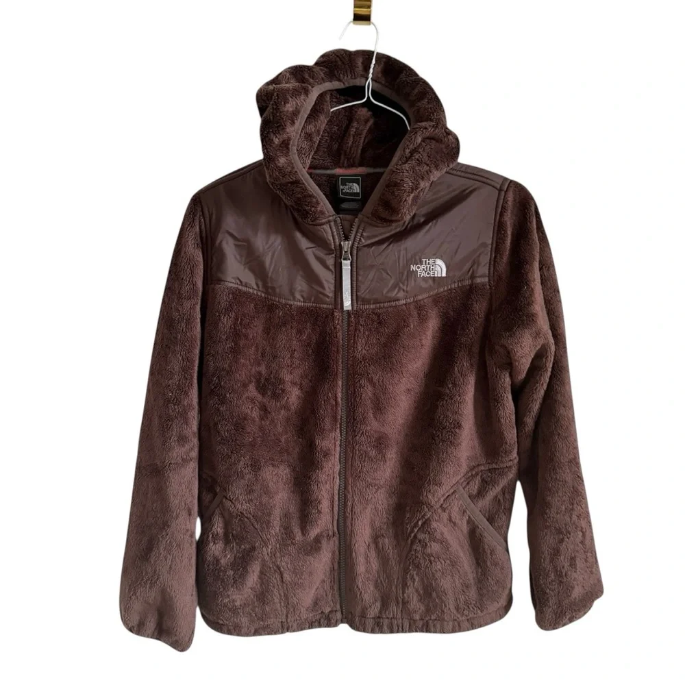 The North Face Osito Full-Zip Fleece Jacket Girls XL Cocoa Brown Fleece Hoodie